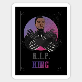 R.I.P. KING Sticker